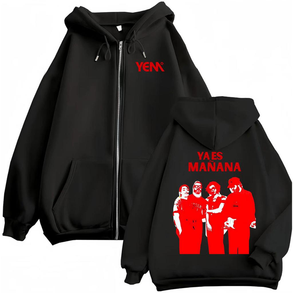 Band Morat Yem Yaes Manana Zipper Hoodies Men's Fashion Harajuku Street Sweatshirts Jacket Coats