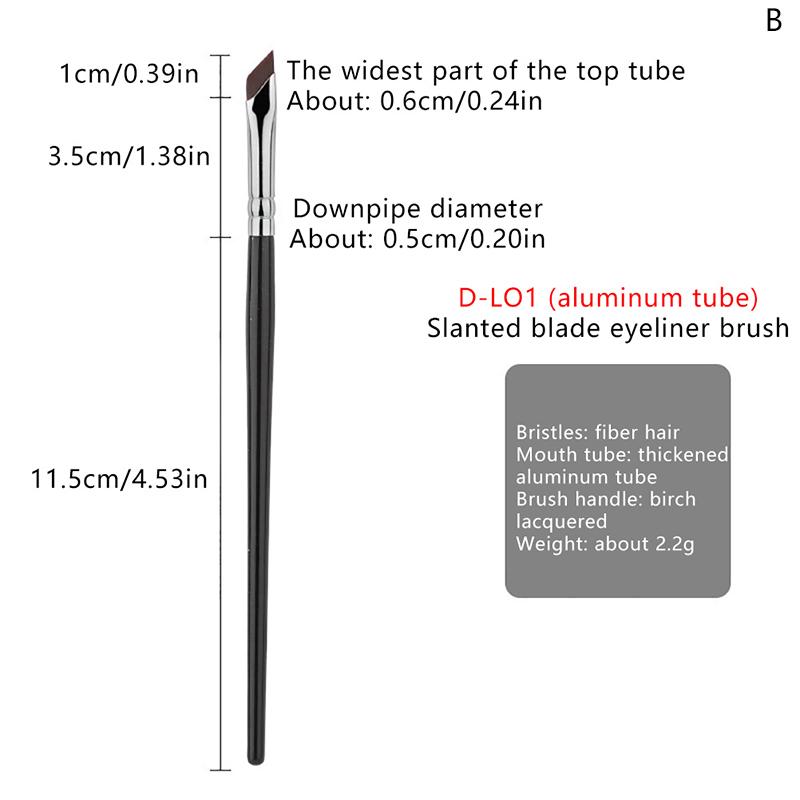 Кисть для подводки глаз Upgrade Blade Ultra Thin Fine Angle Flat Eyeliner Brush Under