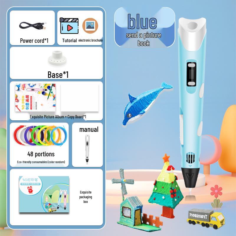 3D ручка для волшебной печати для детей - Оригинальный инструмент для рисования граффити