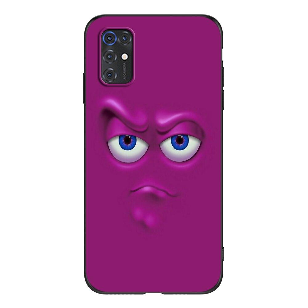 Для смартфона ZTE Blade V2020 задняя крышка черный чехол из ТПУ милый забавный