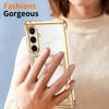 Для Samsung A57 A37 A17 Прозрачный чехол-кошелек с покрытием и слотом для карт для Galaxy A57 A37 A17 Магнитная подставка-держатель Ударопрочный чехол для телефона