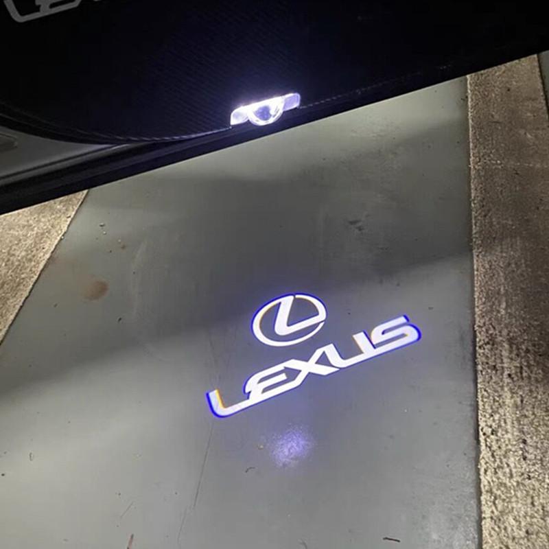 Car LED Door Welcome Logo Projector Light Laser HD Lamps For Lexus RX ES GX LS LX IS Series LX450 LX470 LX570 RX300 ES250 ES300