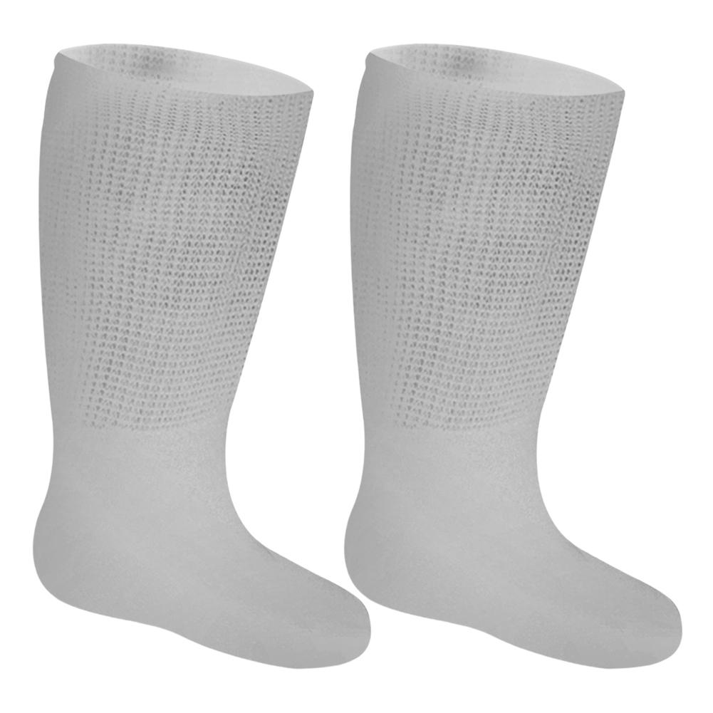 Extra Width Socks Diabetic Crew Socks Comfortable Neuropathy Crew Socks Breathable Loose Fit Socks for Sports