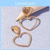W240 European Style Heartshaped Jewelry With Electroplating For Holiday And Festive Events