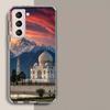 The Taj Mahal at Sunset Phone Case For Samsung Galaxy S25 Edge S24 S23 FE S21 S20 S10 Plus S22 S26 Ultra Cover Clear Cases TPU C