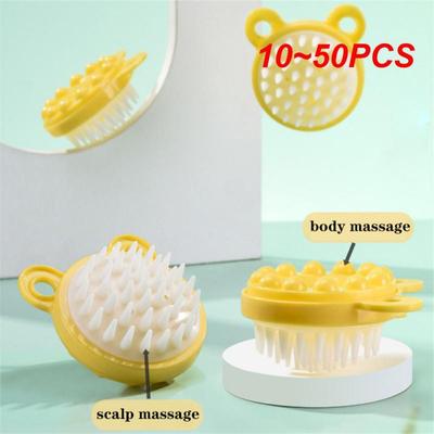 10~50 шт. Массажер для кожи головы снимает зуд и перхоть Нежный и гибкий силикагель Лучший продавец Эффективный Популярный