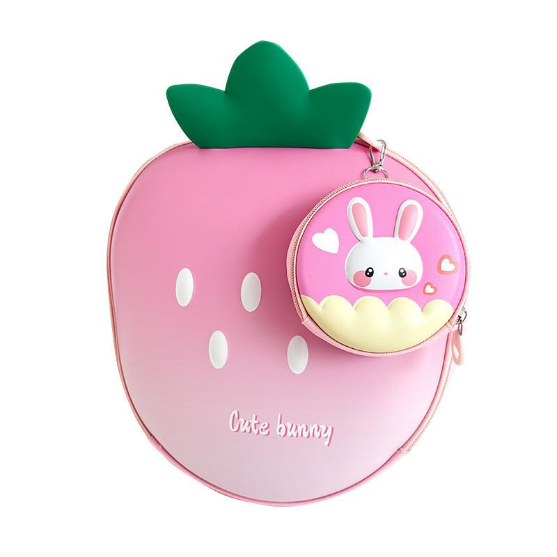 School Strawberry Bag With Cartoon Style And Eva Eggshell Bag For Comfort