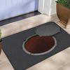 Yousheng 3D Bottomless Manhole Rug Optical Illusion Floor Mat Non-Slip Visual Trap Door Mat for Entrance Playroom Living Room Decoration