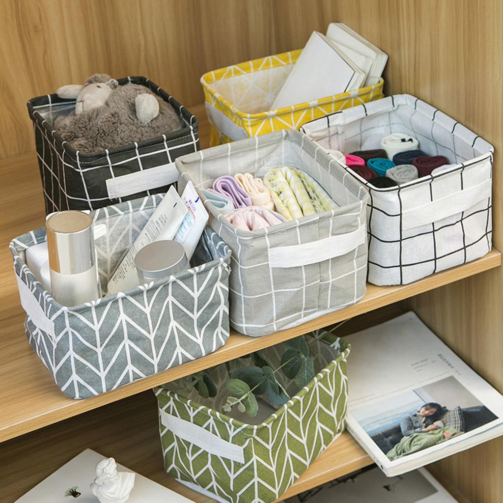 Домашнее хранение, складная настольная коробка для хранения нижнего белья, корзина для хранения