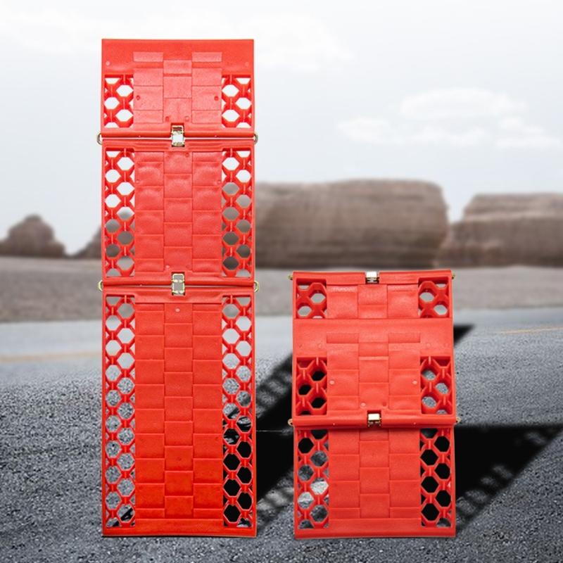 Складной автоматический тяговый коврик для сцепления с шинами, автомобильный побег, экстренный внедорожный тяговый инструмент, работа для снега, льда, грязи и песка