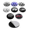 4Pc 56mm Car Wheel Center Hub Caps Badge Sticker Emblem Decals Accessories For Volkswagen Passat Tiguan B7 GTI Golf 6 7 8 R-Line CWV1 QQ93