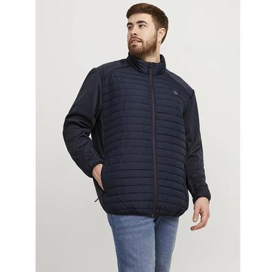 Jack & Jones Многослойная стеганая куртка большого размера с воротником