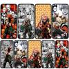 Cover for iPhone 15 14 Xiaomi Redmi Note 13 12 11 Pro Max X 8 7 9 XR Samsung Galaxy S24 S23 OPPO A15 Huawei Bakugou Katsuki My Hero Academia BNHA Case