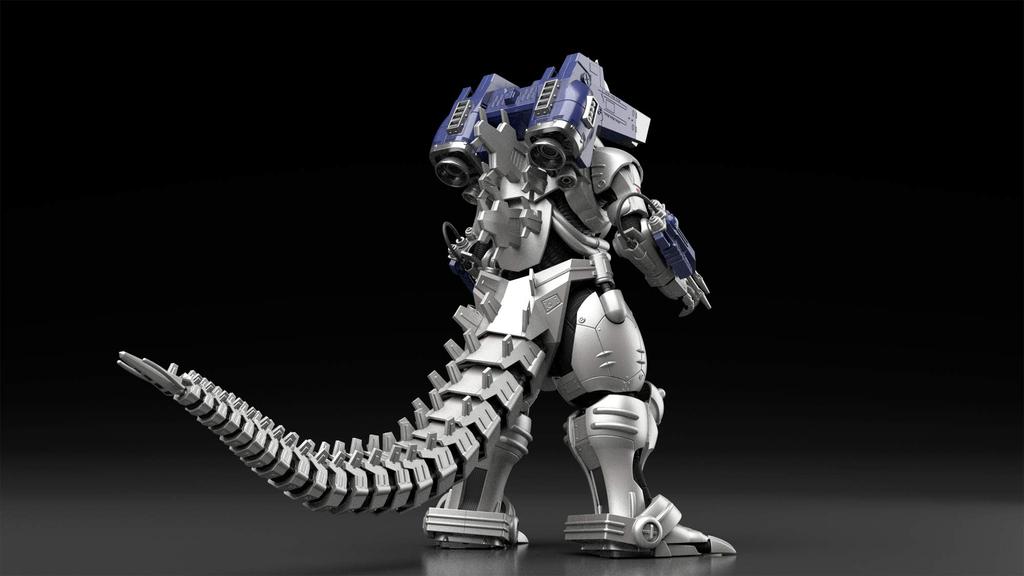 Aoshima Bunka Kyozaisha Godzilla X Mechagodzilla Type 3 Kiryu Height 24cm Plastic Model MFS-3 Approx. Color-coded GO-01