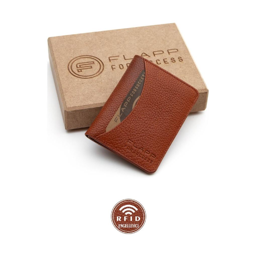 Черный кошелек Flotur из натуральной кожи с защитой от радиочастотной идентификации Flotur, держатель для карт унисекс