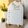 Kitchen Message Board Magnetic Fridge Meal Planner Wood with Pen Weekly Food Menu Board Meal Prep Board Dinning Tale