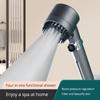 Powerful Pressurization Adjustable 3 Modes Filter Water Saving Shower Head With One Key To Stop Massage Bathroom Accessories