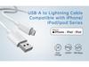 Сертифицированный MFi кабель USB-A на Lightning для Apple iPhone 15, iPad и наушников