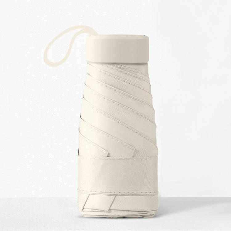 Новинка 2025 года, новый плоский шестискладной зонт, солнцезащитный козырек, 14 см, карта, 50%, складной мини-ультралегкий солнцезащитный зонт