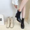 2024 Autumn and Winter New Women's Shoes Fashion Versatile Mid Length Boots Trendy Women