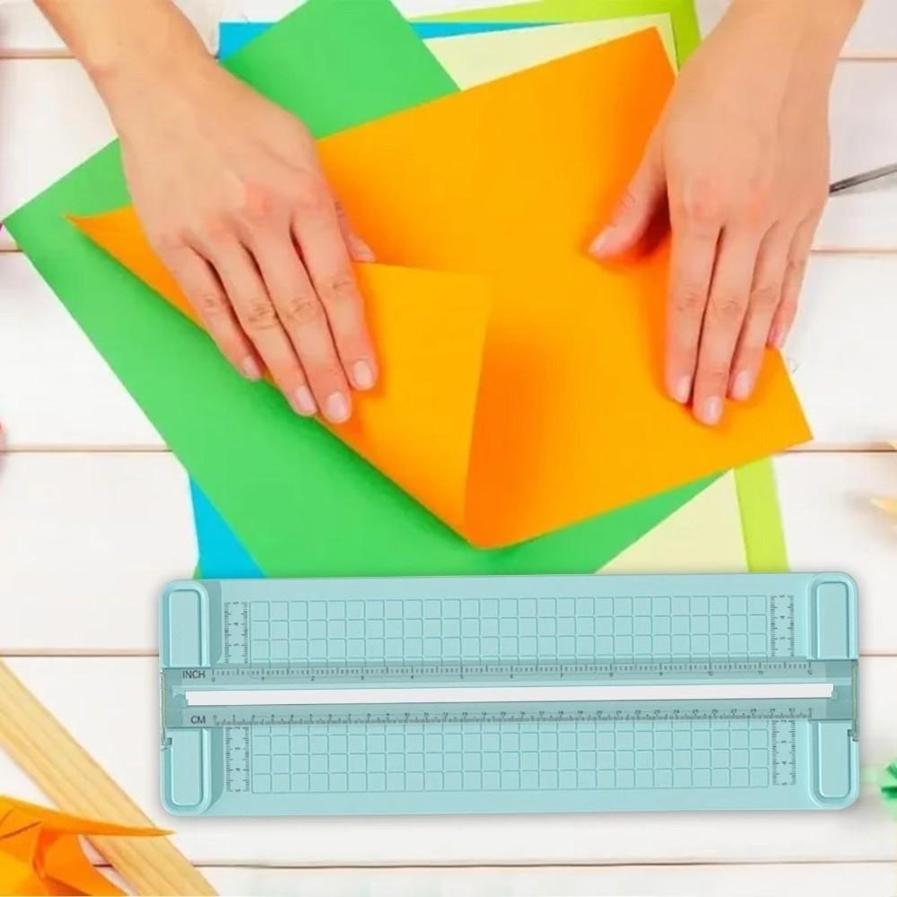 Bidirectional Cutting Manual Paper Trimmer Precision Craft Paper Cutter Shredder School/ Office