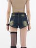 Vintage Star Denim Shorts Women Summer Sexy High Waist Y2k Streetwear Fashion Harajuku Shorts Jeans Large Size Women's Clothing