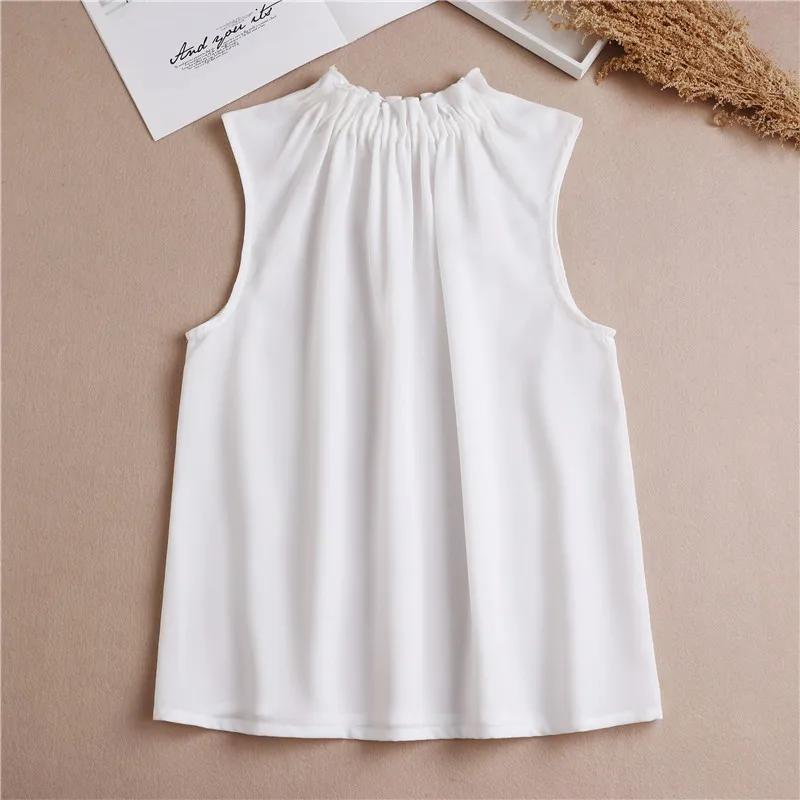 Adult White Fake Collar for Women High Neck Sweater Blouse Detachable Collars Ladies False Collar Neck Tie Decorative