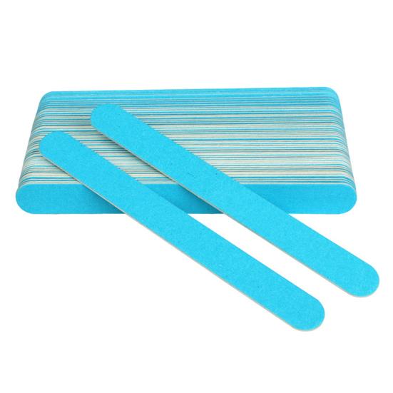 10 шт. Двусторонняя деревянная пилочка для ногтей 100/180 грит для мужчин и женщин, гелевые акриловые ногти