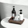 1/2pc Retro Wooden Bathroom Tray Vanity Hands Soap Scented Candle Storage Holder Kitchen Seasoning Tray For Bath Home Decoration