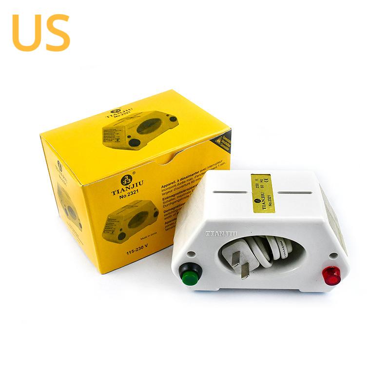 Механический демагнетизатор для наручных часов, демагнетизация часов, инструмент для регулировки времени часовщика, аксессуары для ремонта часов, вилка EU/US