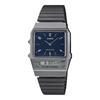 Стандартные кварцевые часы CASIO Ana-Digi AQ-800EB-2A унисекс, модель Navy Overseas