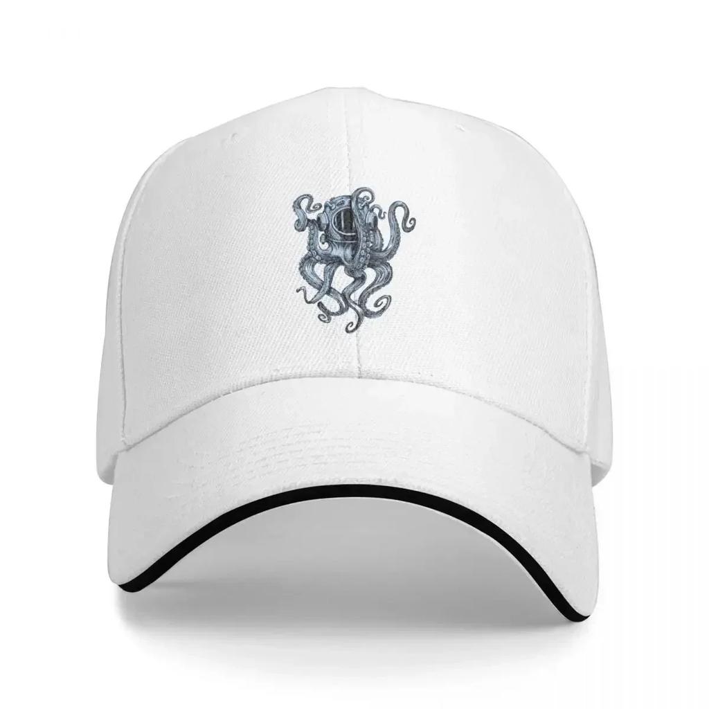 New Octopus Scuba Diver Helmet Cap Fashion Casual Baseball Caps Adjustable Hat Hip Hop Summer Unisex Baseball Hats