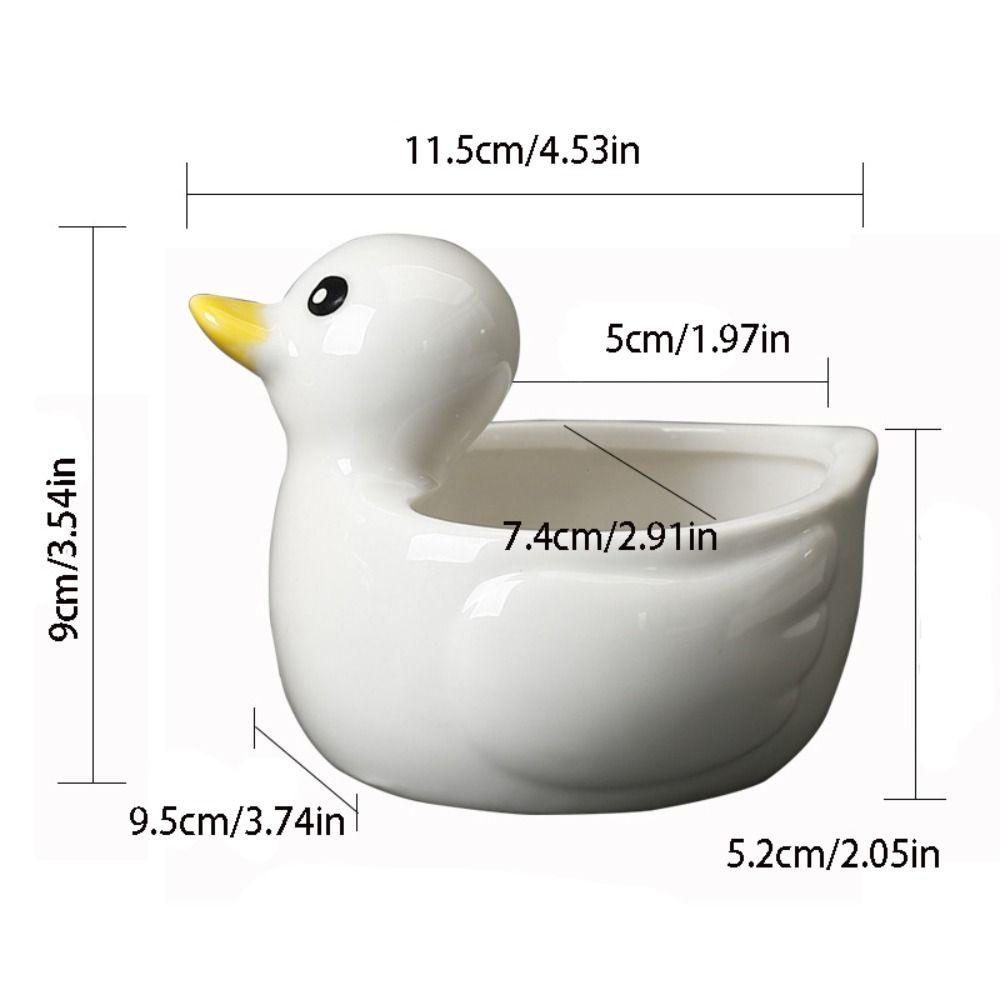 Милый суккулент, цветочный горшок, креативная гидропонная ваза, керамический цветочный горшок в виде утки, спальня