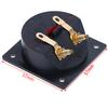 Square Shape Double Binding Post Type Speaker Box Terminal Cup Black And Red