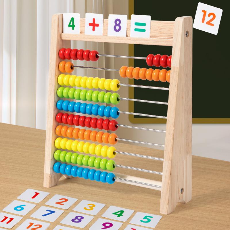 Pupils Learn Multiplication Formula Counter Children's Ten-gear Computing Rack Bead Arithmetic Rack Mathematical Operation Educational Aware