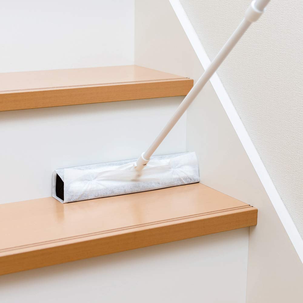 Губка для мытья полов Azuma Flooring Wiper F, подходит для лестниц Ширина протирки 27 см Длина ручки FL374 Подходит для лестниц и углов комнат 69~108 см