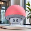 Portable Mushroom Bluetooth Speaker Mini Wireless Waterproof Speaker with Suction Cup for Outdoor Home Car Desktop Use