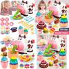 Innovative Diy Cartoon Colorful Clay Cute Cow Noodle Maker Playset For Kids Imaginative Play