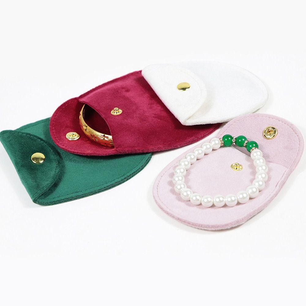 Storage Bag Metal Button Jewelry Organizer Women Jewelry Bag Storage Bag Jewelry Protection Bag