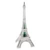 LED Tower Model Zinc Alloy Electroplating Exquisite Carving Light Up France Tower Ornament for Home Decor