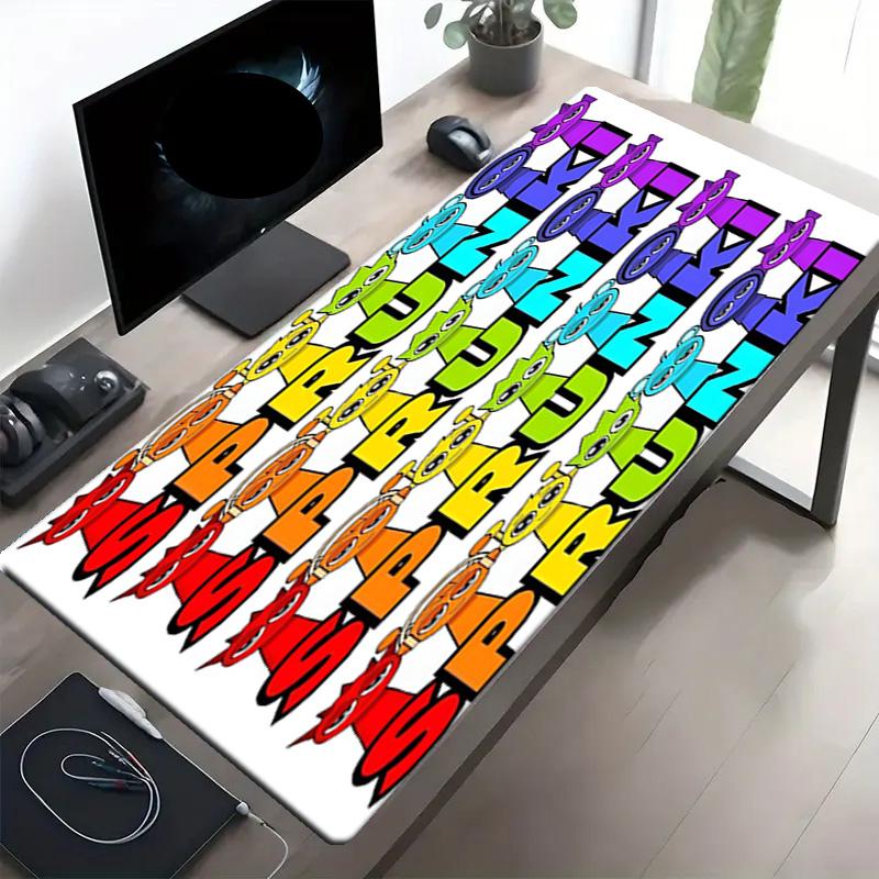 Sprunki Game Print Mouse Pad, Anti‑Slip Desktop keyboard Mat, for PC Laptop Gaming Working Daily Use, Cool Festival Surprise Gift