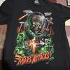 Футболка Mars Attacks Атаки Атаки Базовый Стиль 90-х Короткий Рукав S-5XL Унисекс Футболка