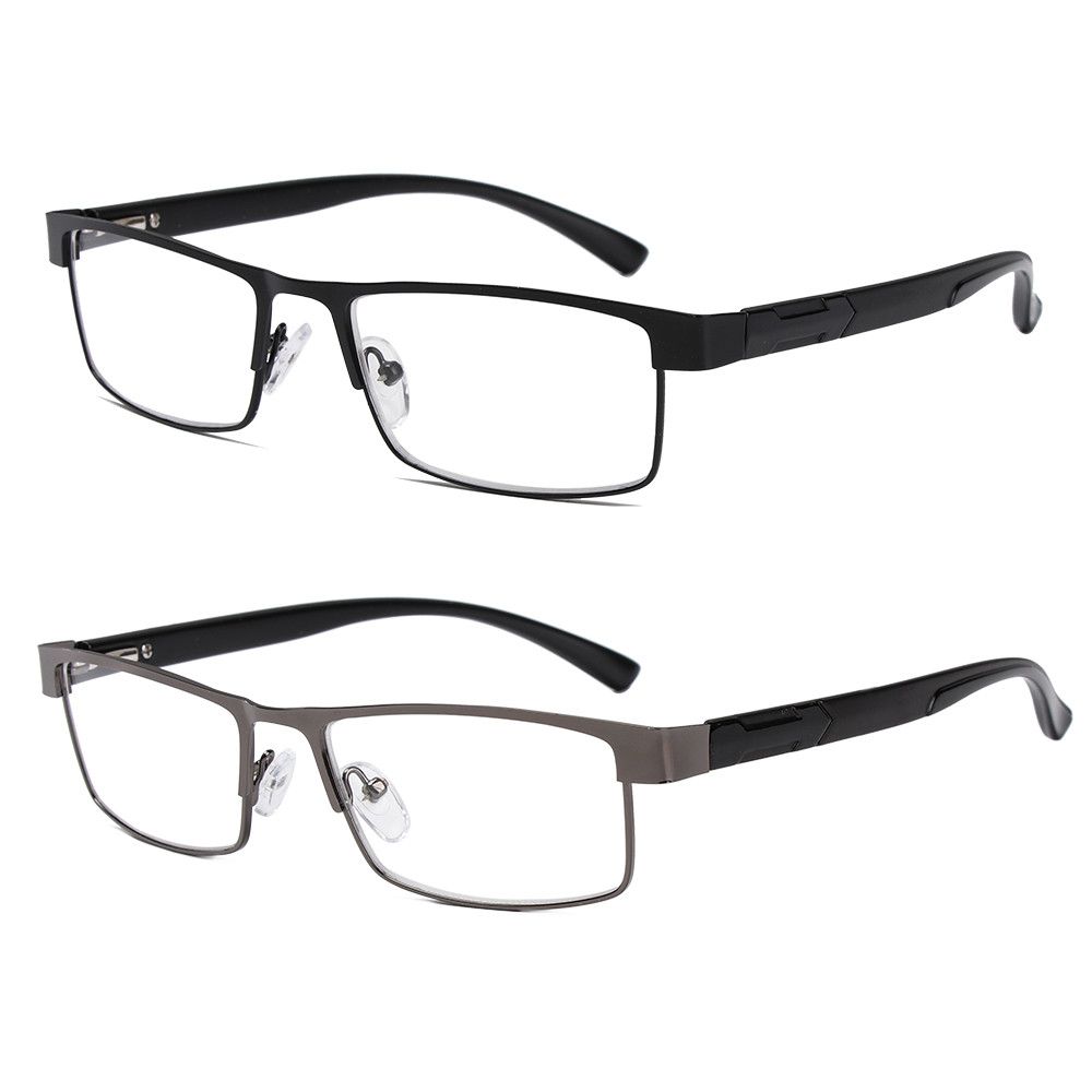 Eye Wear Metal Titanium Alloy Vision Care Eyeglasses +1.00~+4.0 Diopter Business Reading Glasses