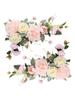 2 Pcs Wedding Arch Corner Flower Swags Flower Arrangement Fake Roses Combo Silk Peony Floral Swags for Wedding Arch Decorations