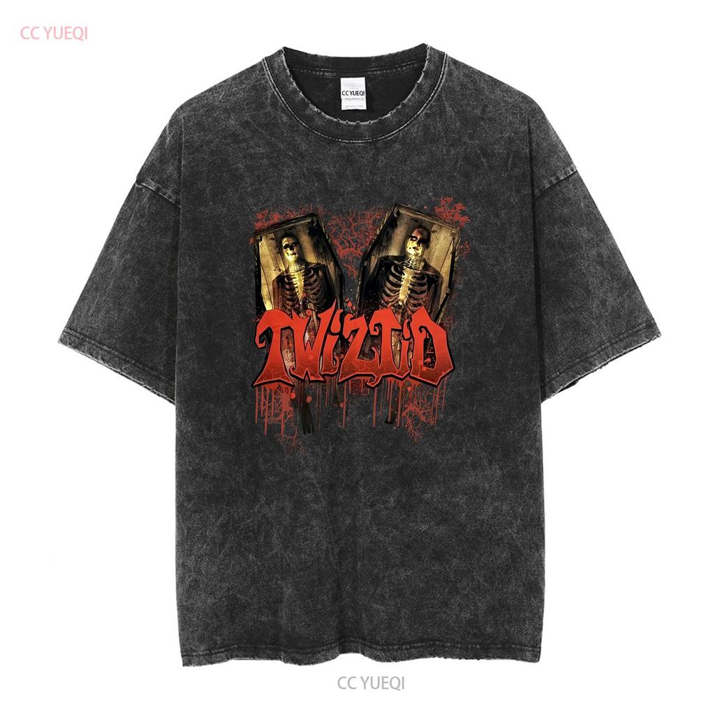 Twiztid New Years Evil 2011 Черная Футболка Мужская Размер Большой Психопатичный винтаж Стильная Топ с потертостями для Повседневной Носки