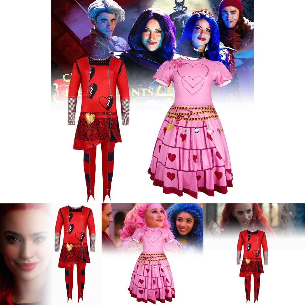 Colorful Comfortable Descendants Cosplay Bodysuit For Halloween Stage Performances