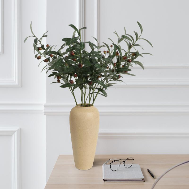 5 шт. 72 см искусственная оливковая ветвь ложная зеленая ветвь с фруктами подходит для семейной свадебной цветочной композиции офисное внутреннее украшение