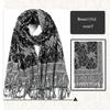 Warm Bohemia Poncho Hijab Printed Headscarf Fashion Cashmere Shawl  Daily
