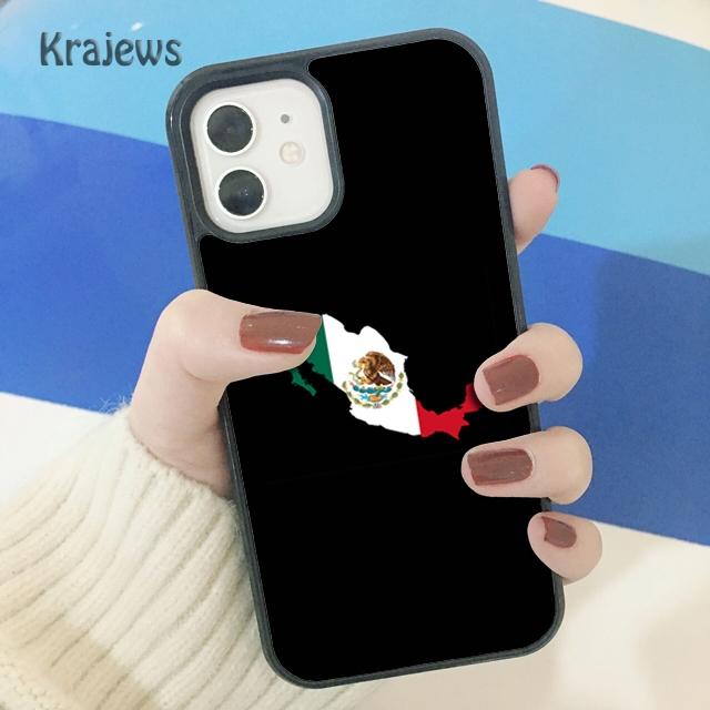Krajews mexico flag mexicanos Soft Phone Case Cover For IPhone 18 17 Air 16 15 14 plus 11 12 13 pro max coque Shell Fundas
