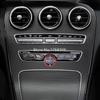 Angelguoguo Car Console Clock Watches Decoration Ring Cover Sticker For Mercedes Benz C Class W205 C180 C200L